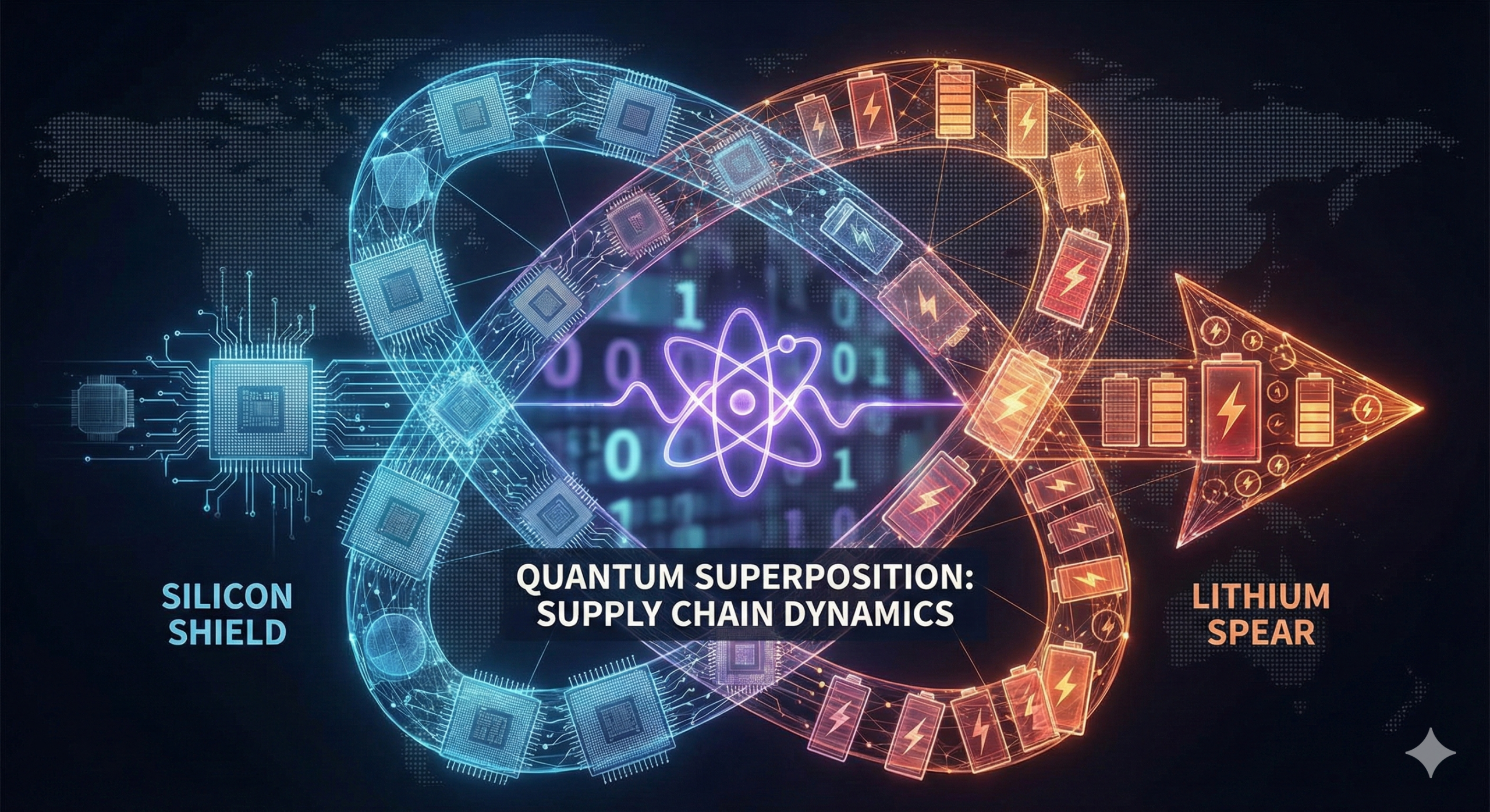矽盾 vs. 鋰矛：供應鏈的「量子疊加態」與全球戰略制衡
