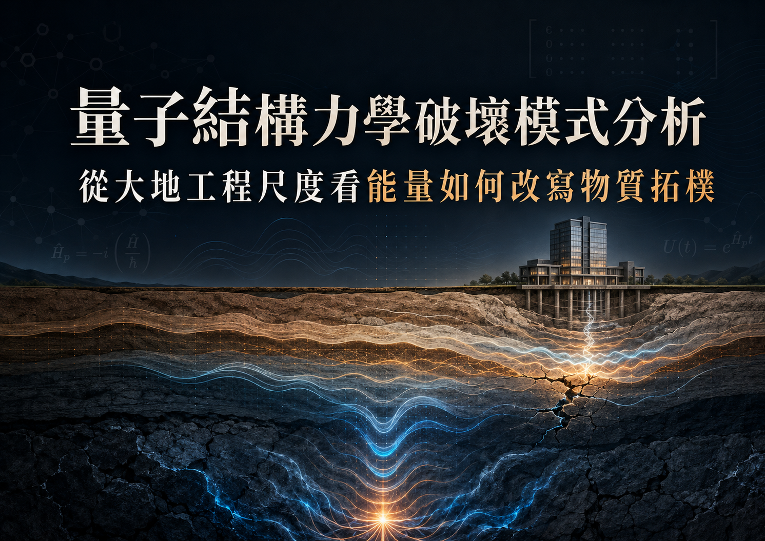 量子結構力學破壞模式分析:從大地工程尺度看能量如何改寫物質拓樸