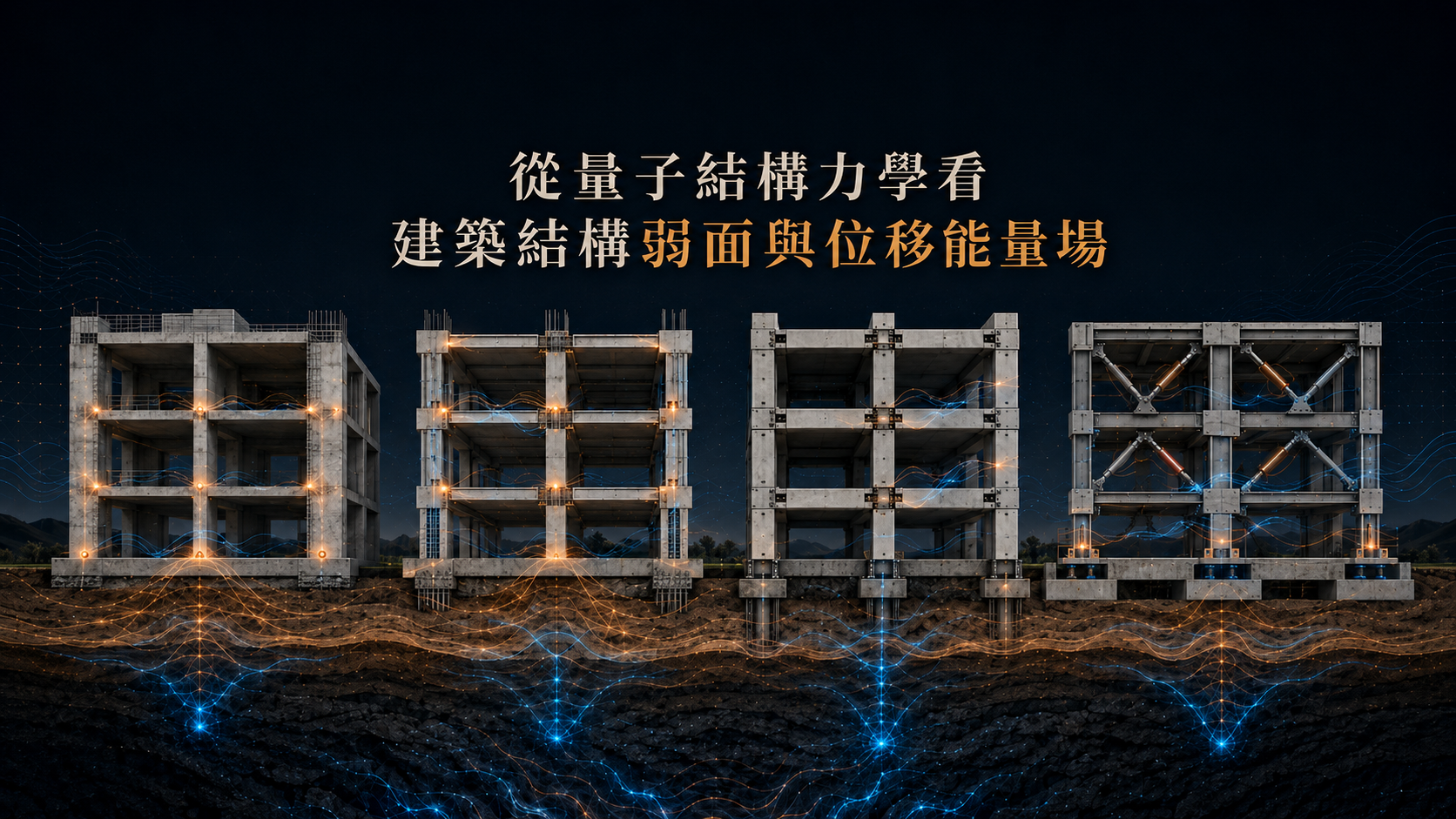 從量子結構力學看建築結構弱面與位移能量場
